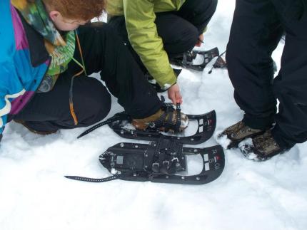 Strapping up for Some Snowshoeing